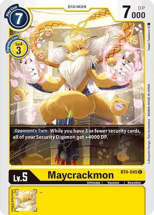 Maycrackmon (BT4-045) - Great Legend