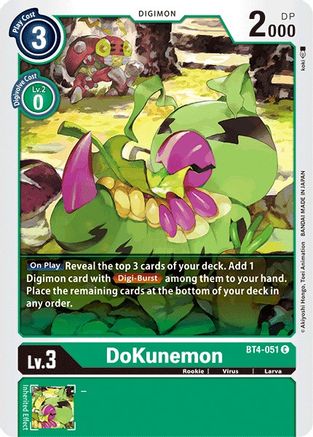 DoKunemon (BT4-051) - Great Legend