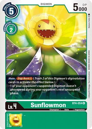 Sunflowmon (BT4-054) - Great Legend