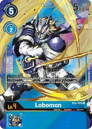 Lobomon (Alternate Art) (BT4-025) - Great Legend Foil