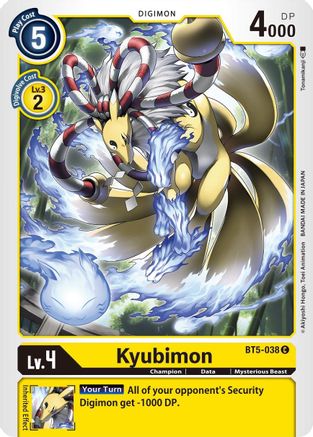 Kyubimon (BT5-038) - Battle of Omni