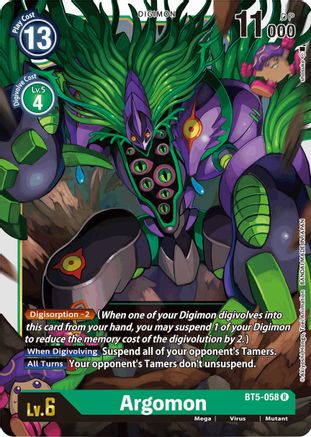 Argomon (BT5-058) - Battle of Omni