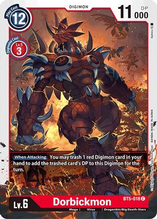 Dorbickmon (BT5-018) - Battle of Omni