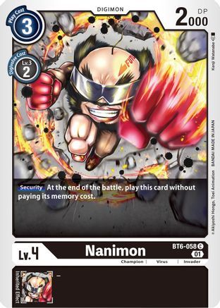 Nanimon (BT6-058) - Double Diamond