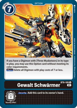Gewalt Schwarmer (BT6-105) - Double Diamond