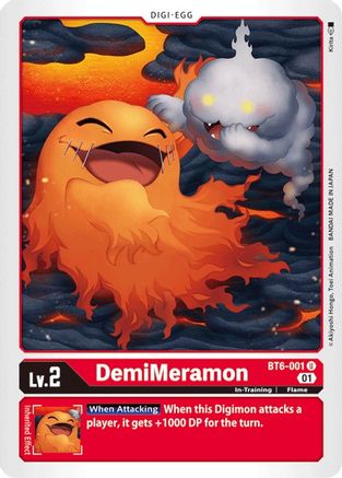 DemiMeramon (BT6-001) - Double Diamond