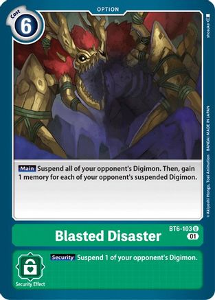 Blasted Disaster (BT6-103) - Double Diamond
