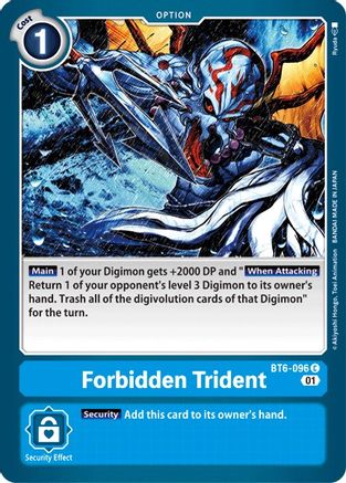 Forbidden Trident (BT6-096) - Double Diamond