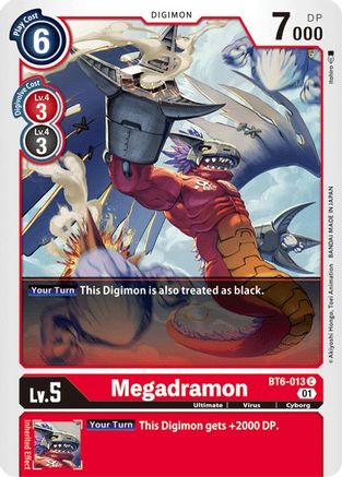 Megadramon (BT6-013) - Double Diamond