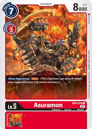 Asuramon (BT6-014) - Double Diamond