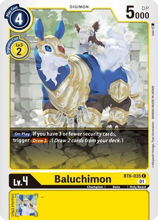 Baluchimon (BT6-035) - Double Diamond