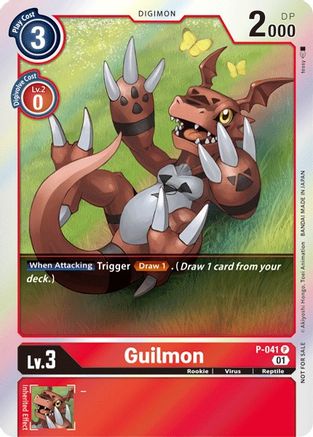 Guilmon (P-041) - Digimon Promotion Cards Foil
