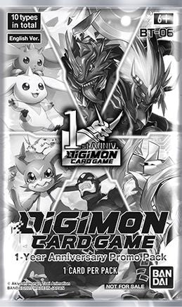 1-Year Anniversary Promo Pack - Digimon Promotion Cards