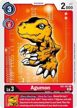 Agumon (EX1-001) - Classic Collection