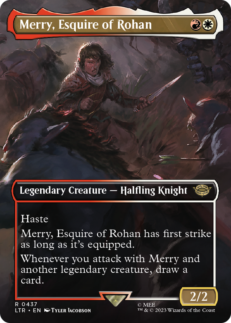 Merry, Esquire of Rohan (LTR-437) - The Lord of the Rings: Tales of Middle-earth (Borderless) Foil