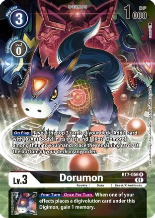 Dorumon (Alternate Art) (BT7-056) - Next Adventure Foil
