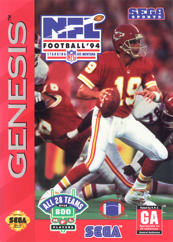 NFL Football 94 Featuring Joe Montana