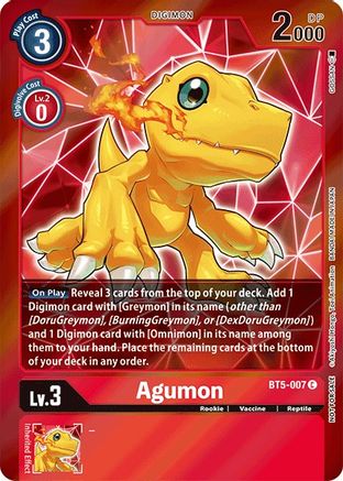 Agumon (Event Pack 2) (BT5-007) - Battle of Omni Foil