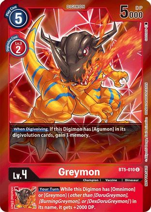 Greymon (Event Pack 2) (BT5-010) - Battle of Omni Foil