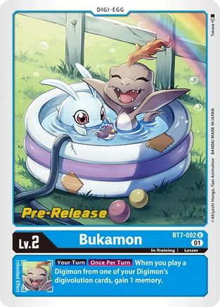 Bukamon (BT7-002) - Next Adventure Pre-Release Cards Foil