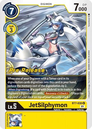 JetSilphymon (BT7-038) - Next Adventure Pre-Release Cards Foil