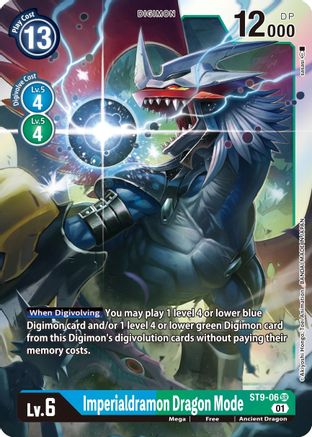 Imperialdramon Dragon Mode (ST9-06) - Starter Deck 09: Ultimate Ancient Dragon Foil
