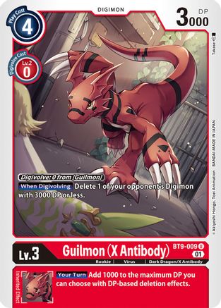 Guilmon (X Antibody) (BT9-009) - X Record