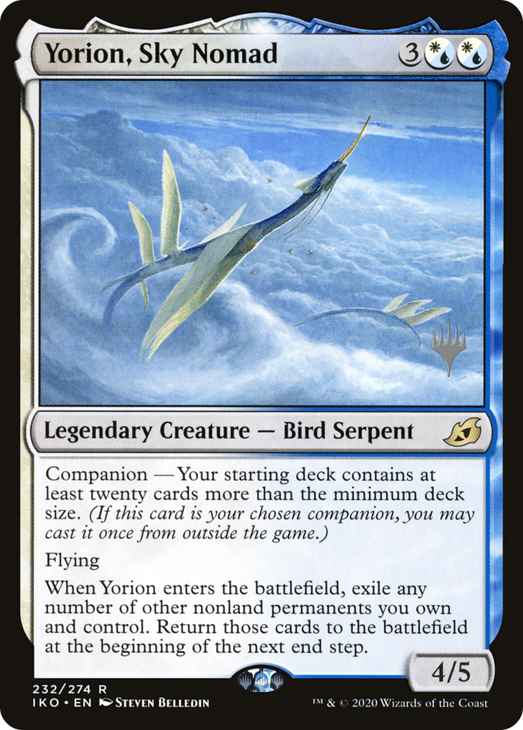 Yorion, Sky Nomad (PPIKO-232) - Ikoria: Lair of Behemoths Promos: (companion) Foil