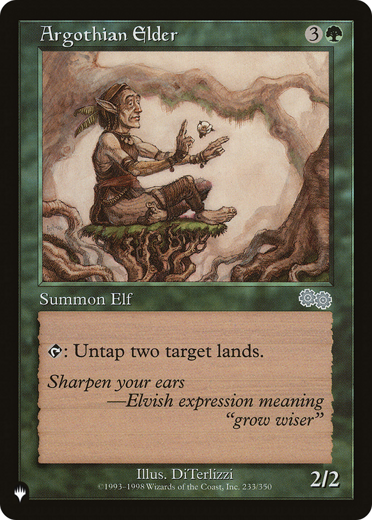 Argothian Elder (LIST-233/350) - The List