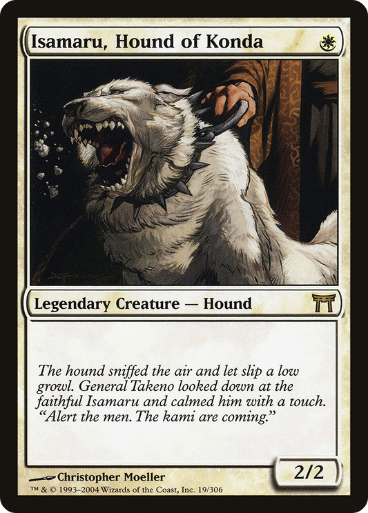 Isamaru, Hound of Konda (CHK-019) - Champions of Kamigawa
