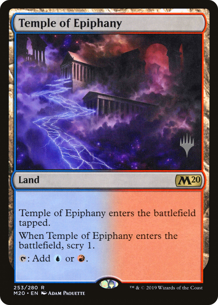 Temple of Epiphany (PPM20-253P) - Core Set 2020 Promos Foil