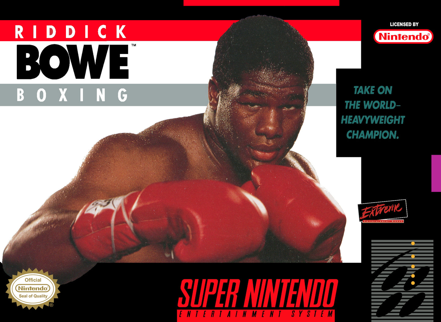 Riddick Bowe Boxing - Super Nintendo (SNES)