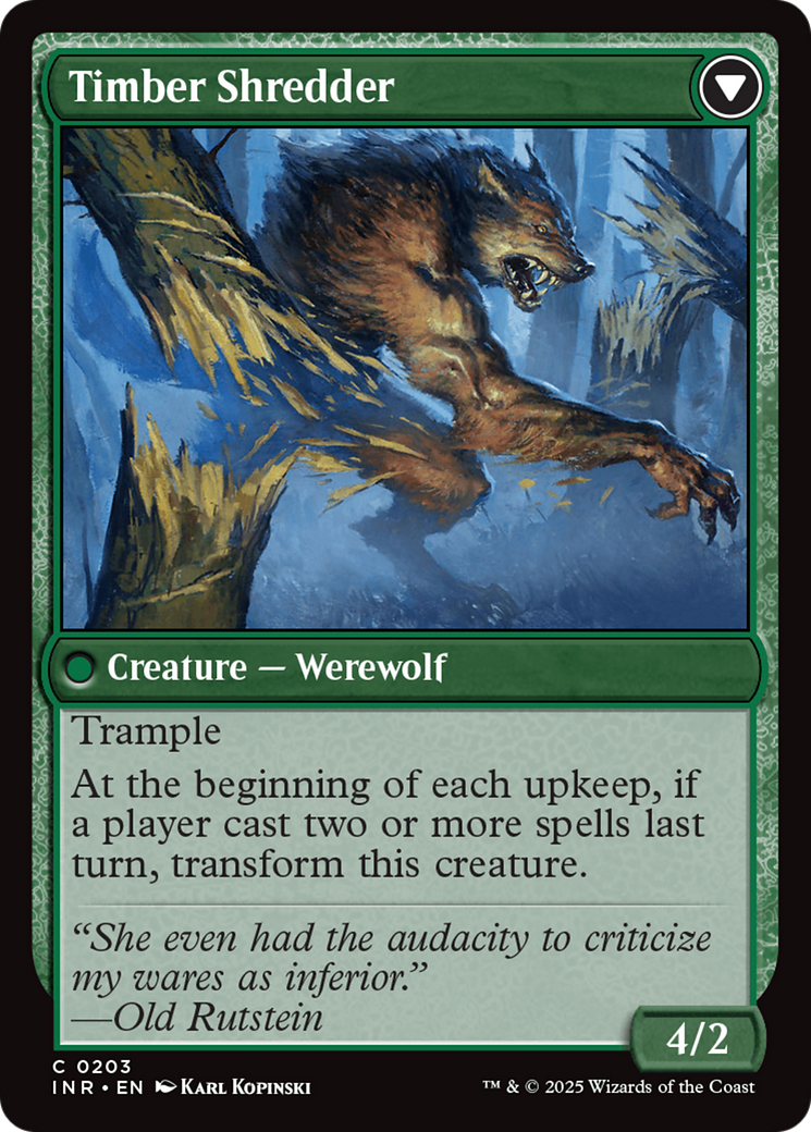 Hinterland Logger (INR-203) - Innistrad Remastered