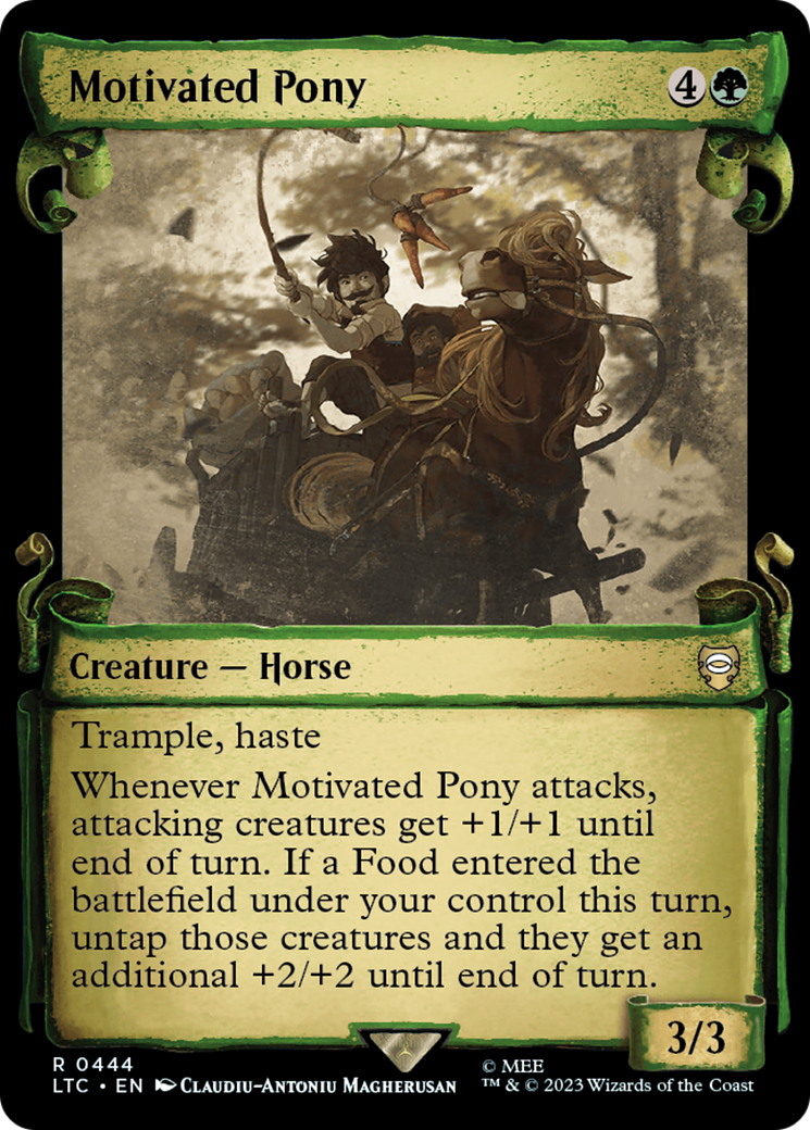 Motivated Pony (LTC-444) - Tales of Middle-earth Commander: (Showcase) Foil