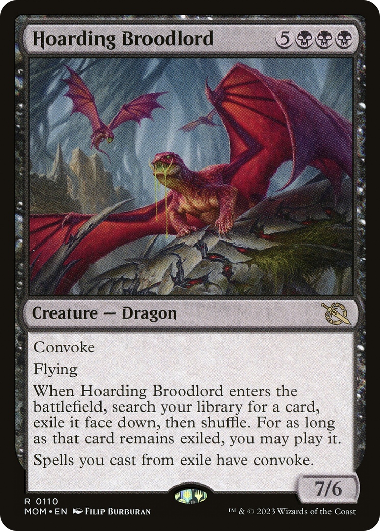 Hoarding Broodlord (MOM-110) - March of the Machine Foil
