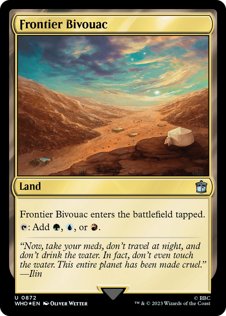 Frontier Bivouac (WHO-872) - Doctor Who Foil