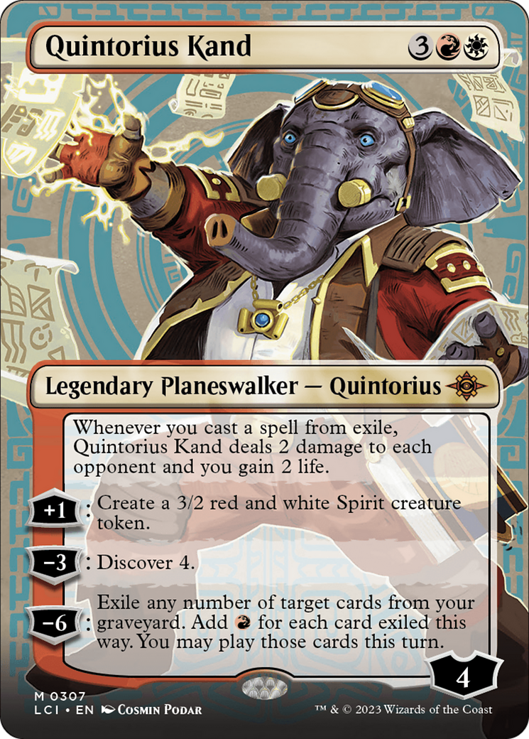Quintorius Kand (LCI-307) - The Lost Caverns of Ixalan (Borderless)