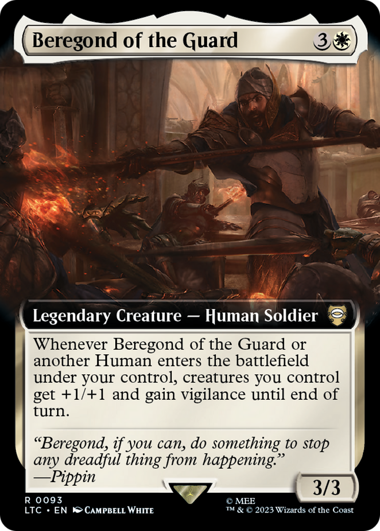 Beregond of the Guard (LTC-093) - Tales of Middle-earth Commander: (Extended Art) Foil