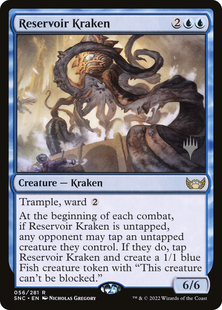 Reservoir Kraken (PPSNC-56P) - Streets of New Capenna Promos Foil