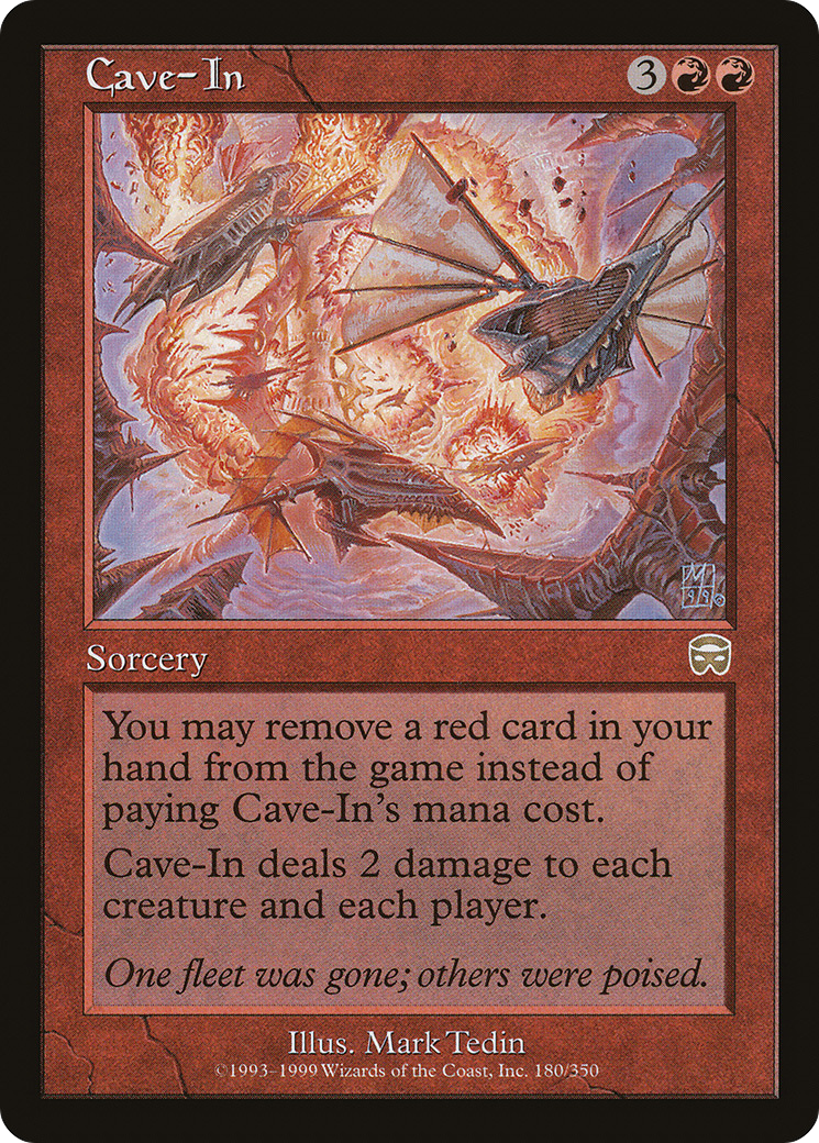 Cave-In (MMQ-180) - Mercadian Masques