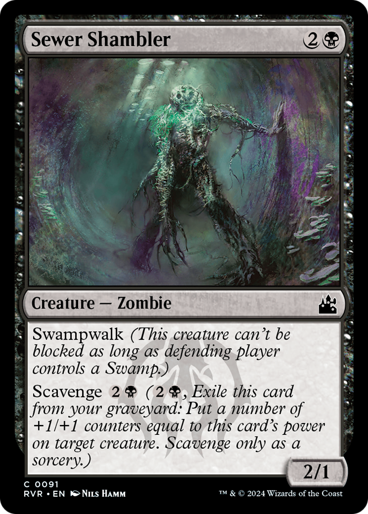 Sewer Shambler (RVR-091) - Ravnica Remastered