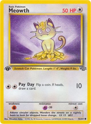 Meowth 056 - Unlimited Jungle - Common