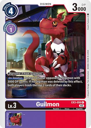 Guilmon (EX3-056) - Draconic Roar