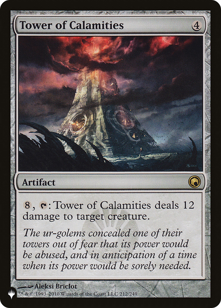 Tower of Calamities (LIST-212/249) - The List