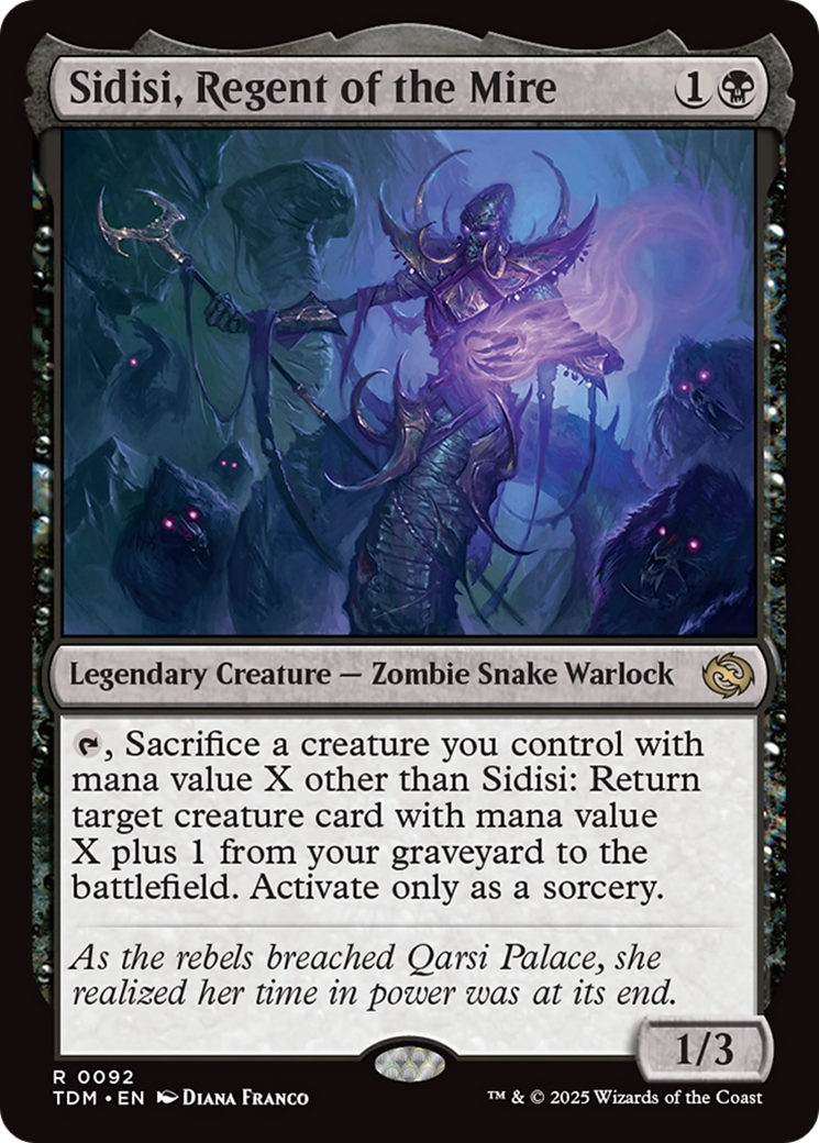 Sidisi, Regent of the Mire (TDM-092) - Tarkir: Dragonstorm