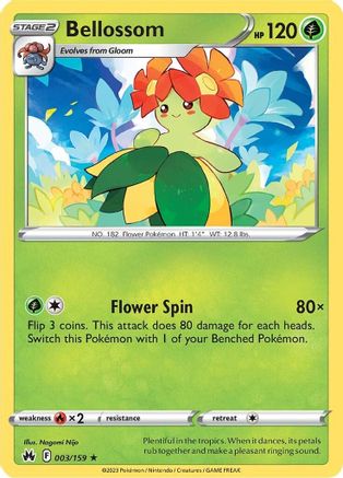 Bellossom 003 Crown Zenith - Rare