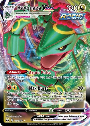 Rayquaza VMAX (102) 102 - Holofoil Crown Zenith - Ultra Rare