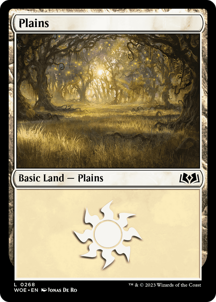 Plains (WOE-268) - Wilds of Eldraine