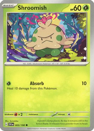 Shroomish 003/198 SV01 Scarlet & Violet Base Set - Common
