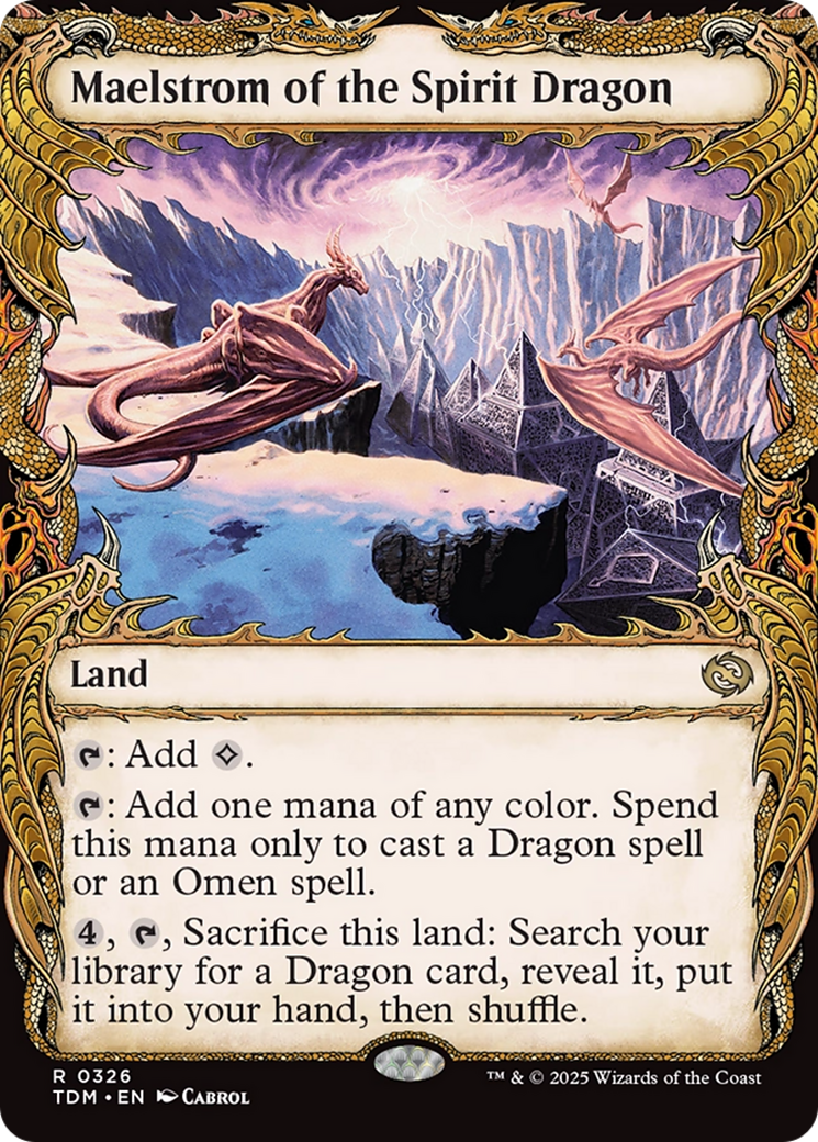 Maelstrom of the Spirit Dragon (TDM-326) - Tarkir: Dragonstorm: (Showcase)
